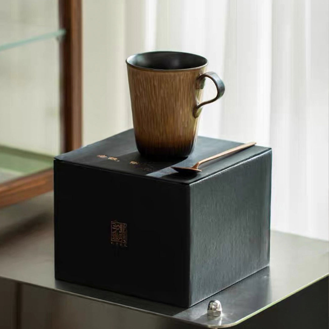 Coffee tea mug with gift box