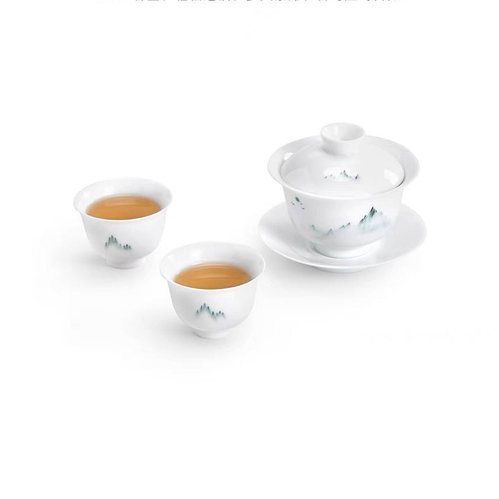 Chinese Kungfu Gaiwan tea set