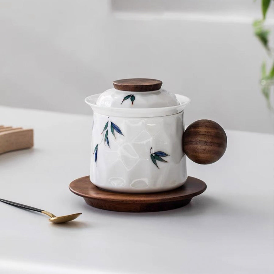 Hand-painted boho tea&coffee mug set - Teaware Space