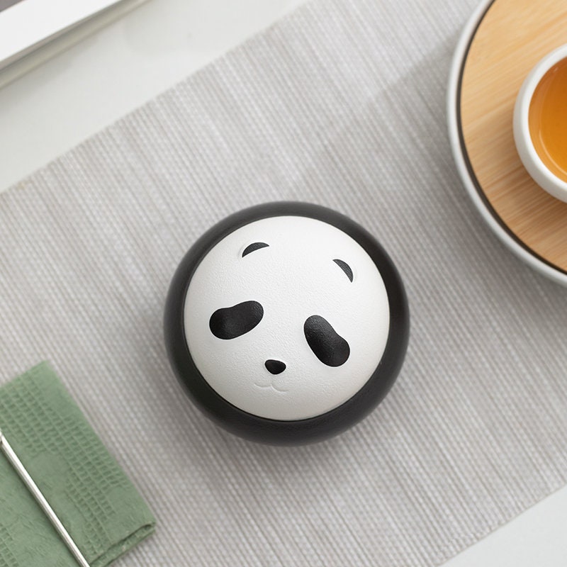 Cozy mini panda tea coffee container